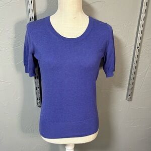 Banana Republic Deep Violet Short Sleeve Tee